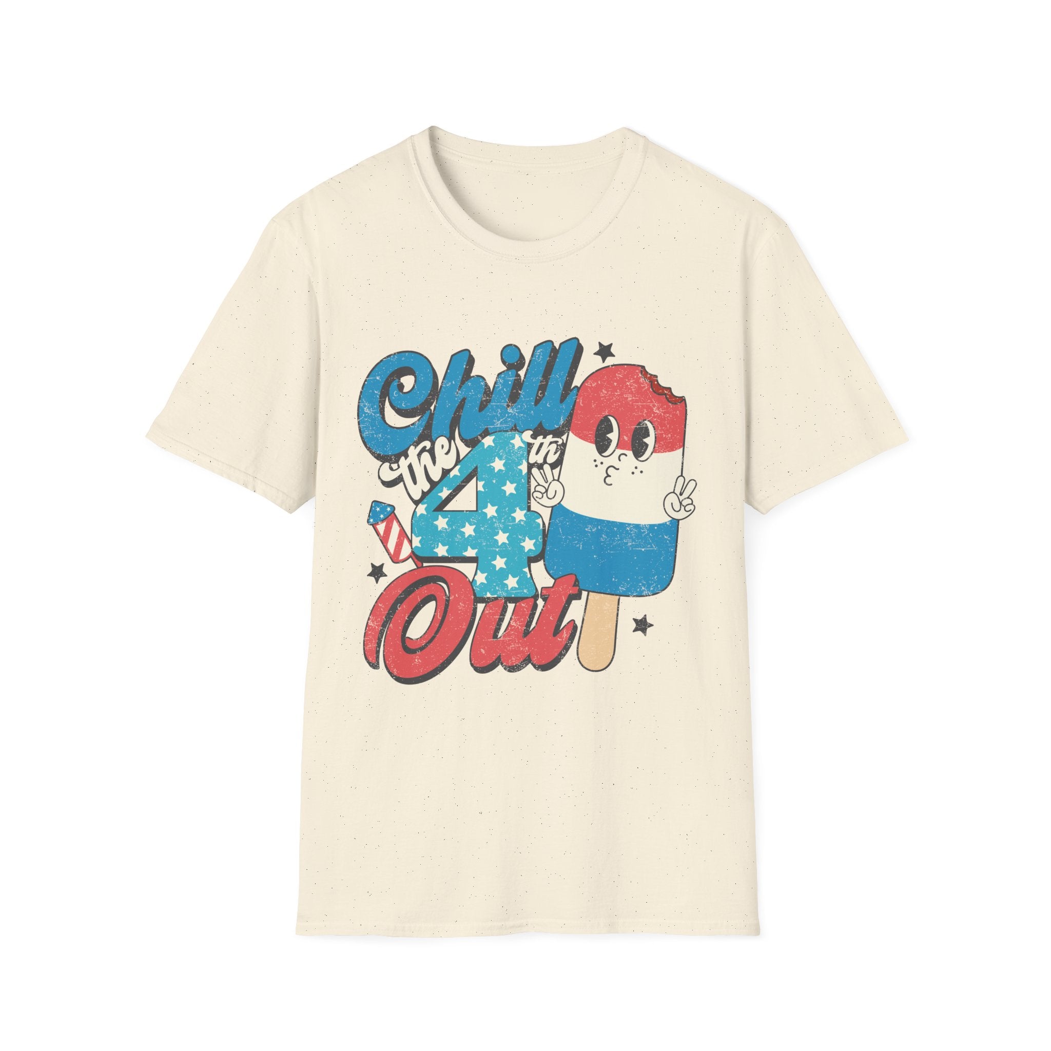 Chill The 4th Out Retro Graphic Tee