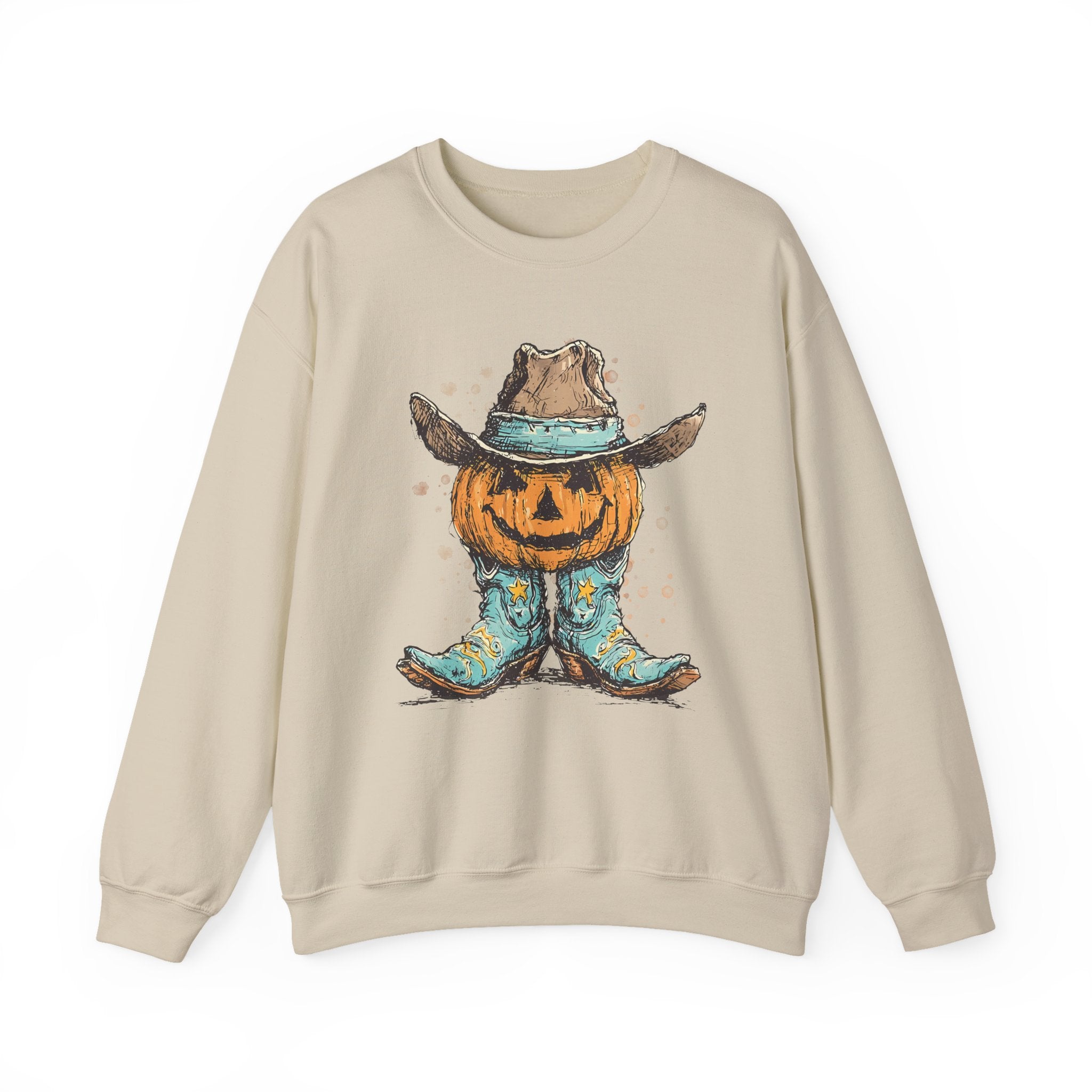 Vintage Cowboy Pumpkin Sweatshirt
