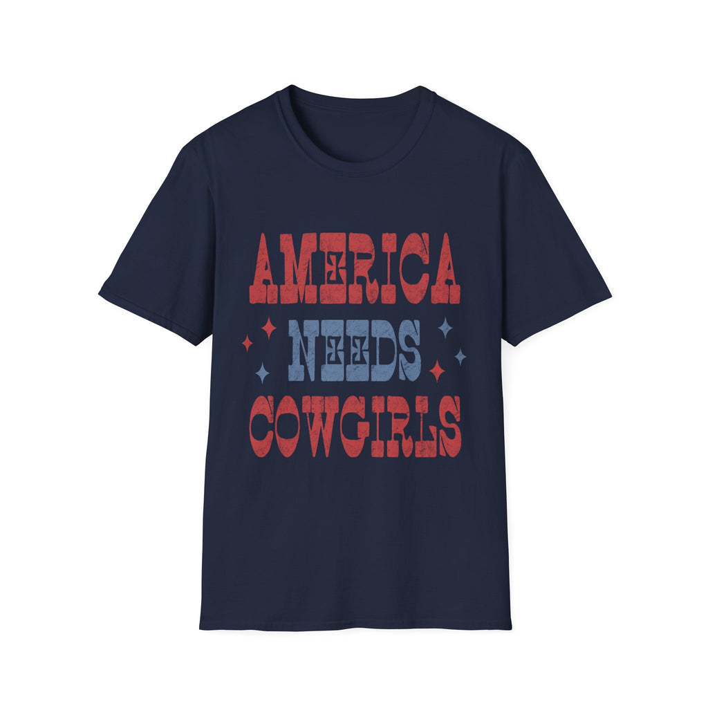 America Needs Cowgirls Graphic Tee