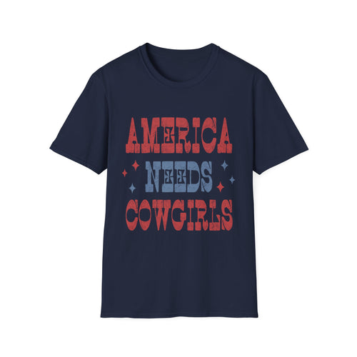 America Needs Cowgirls Graphic Tee