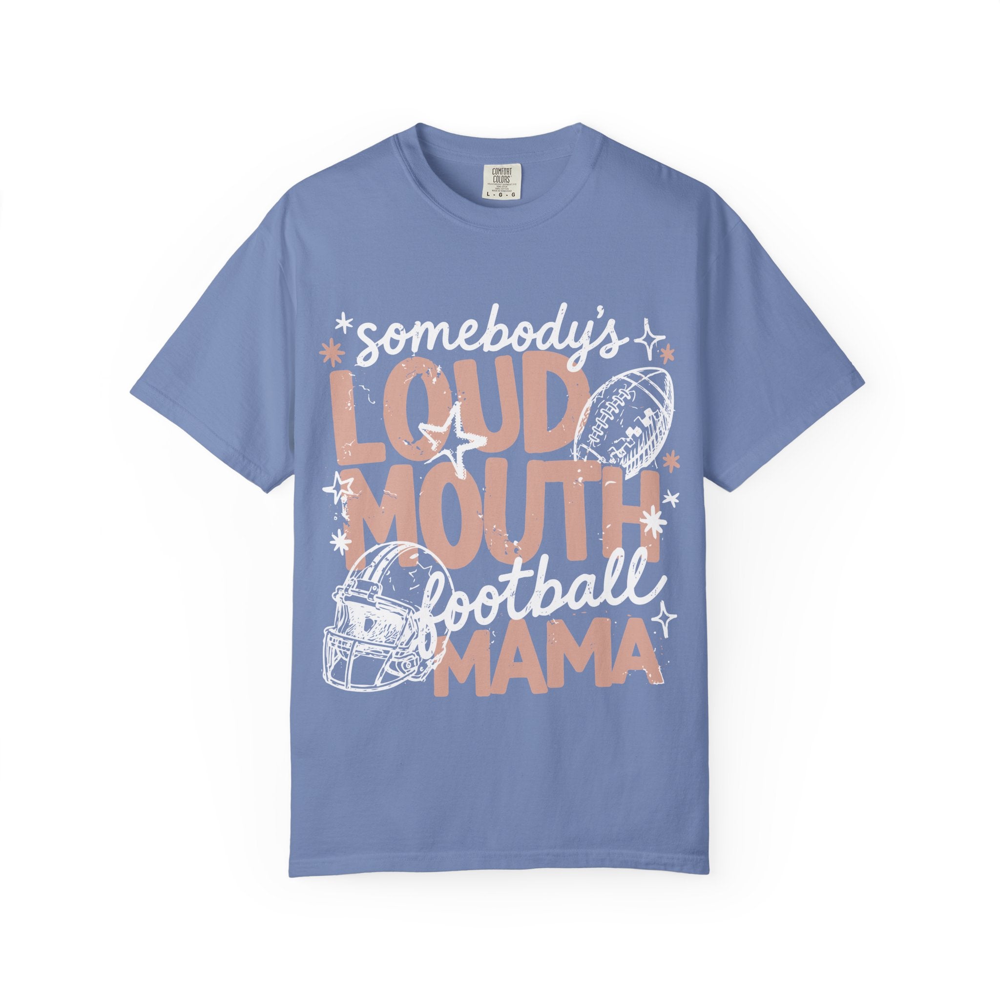 Somebody's Loud Mouth Football Mama Tee