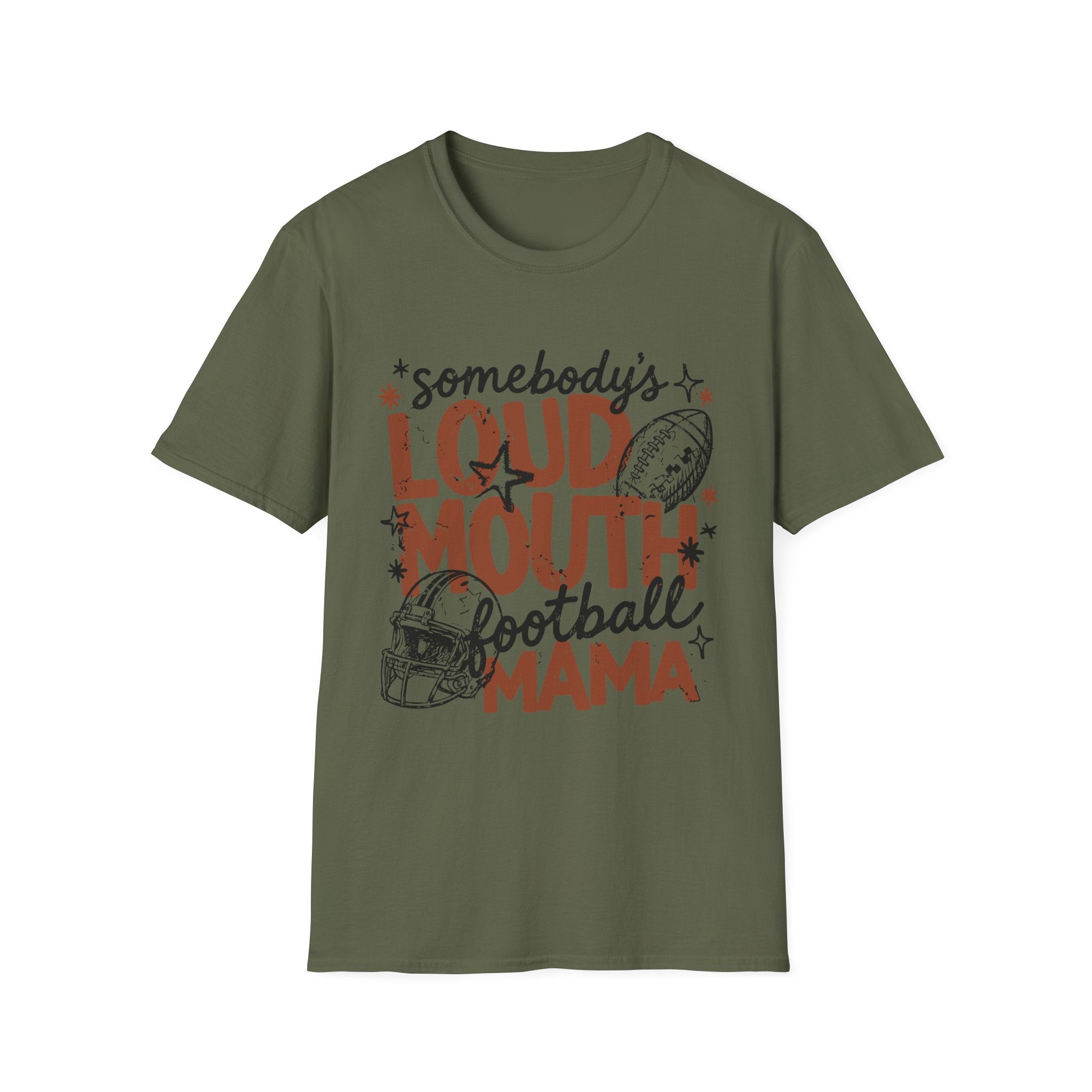 Somebody's Loud Mouth Football Mama Tee