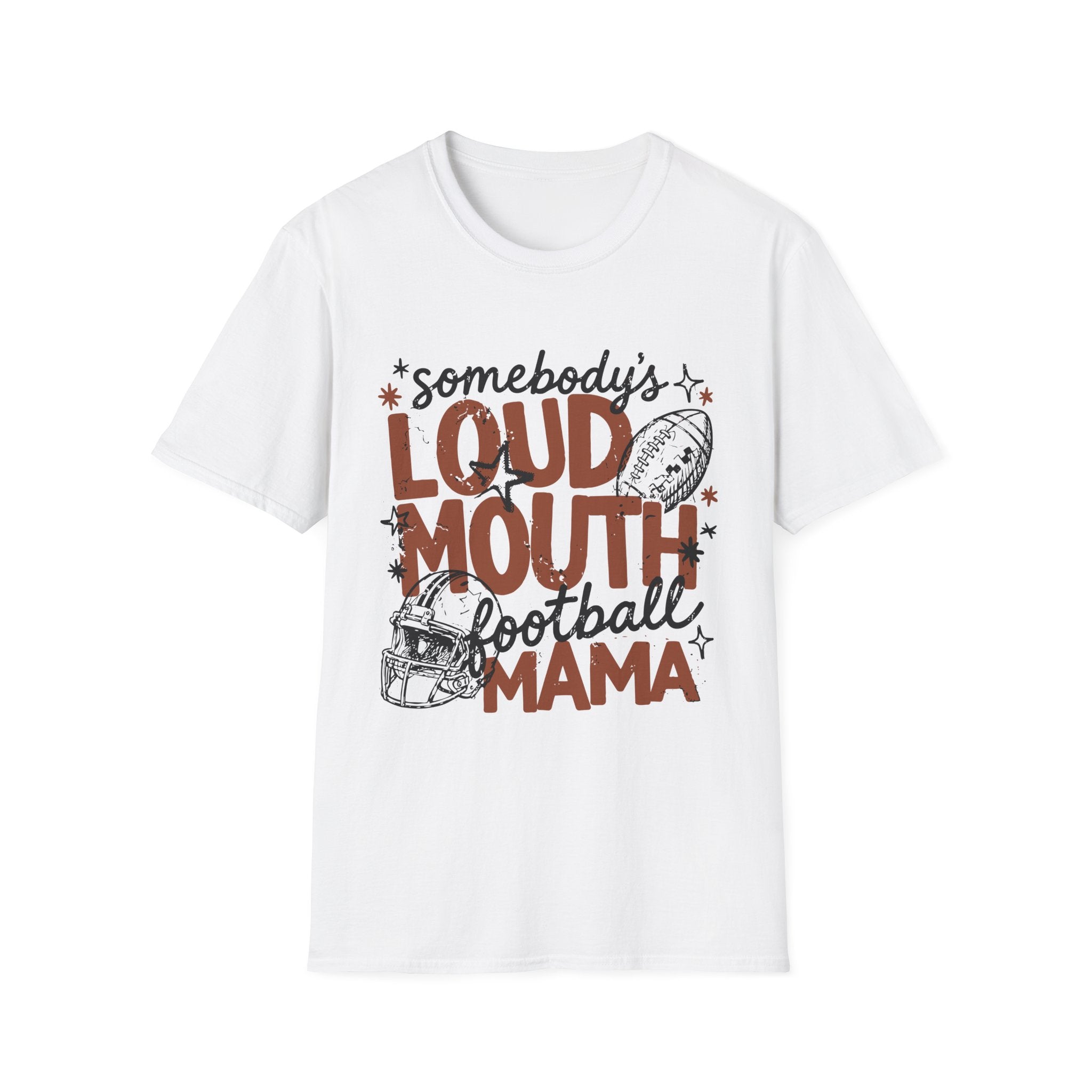 Somebody's Loud Mouth Football Mama Tee