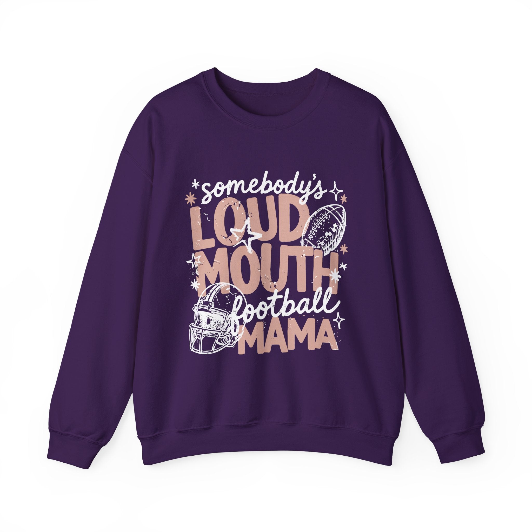 Somebody's Loud Mouth Football Mama Sweatshirt