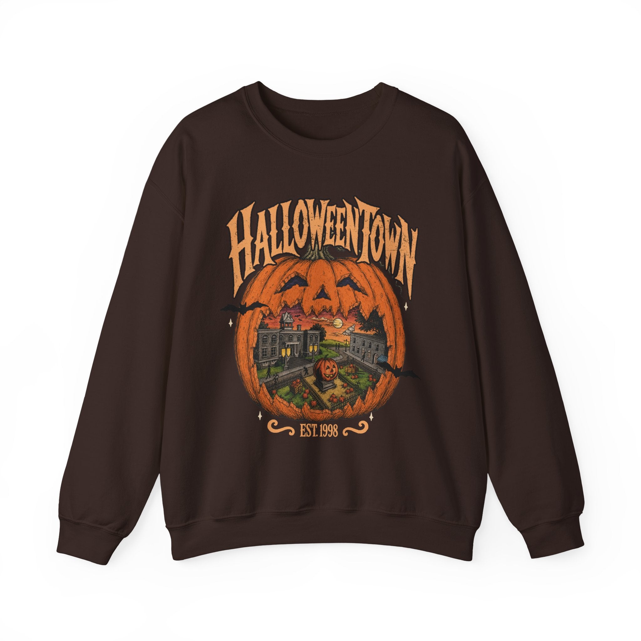 Jack-O’-Lantern Haunted Village Crewneck