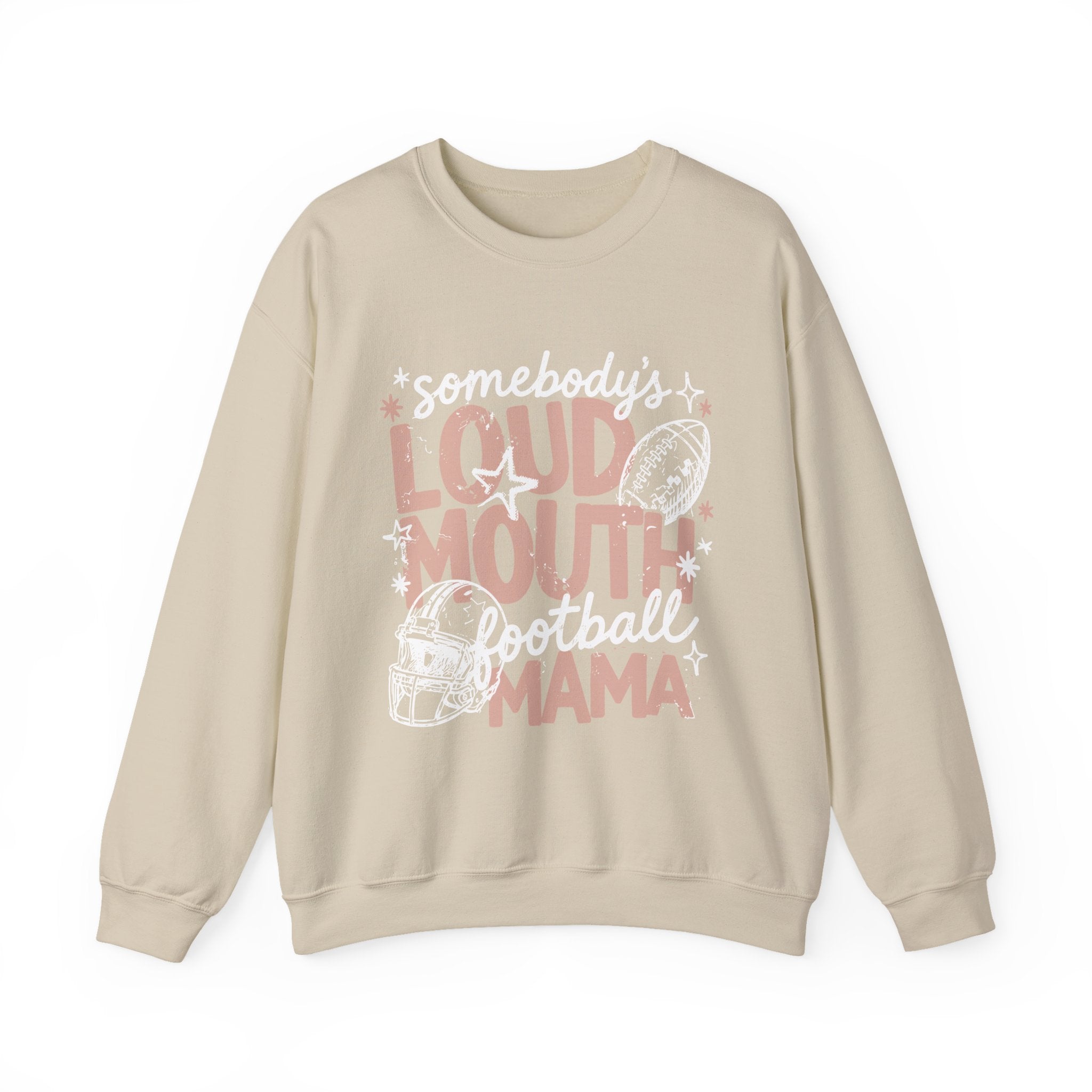 Somebody's Loud Mouth Football Mama Sweatshirt