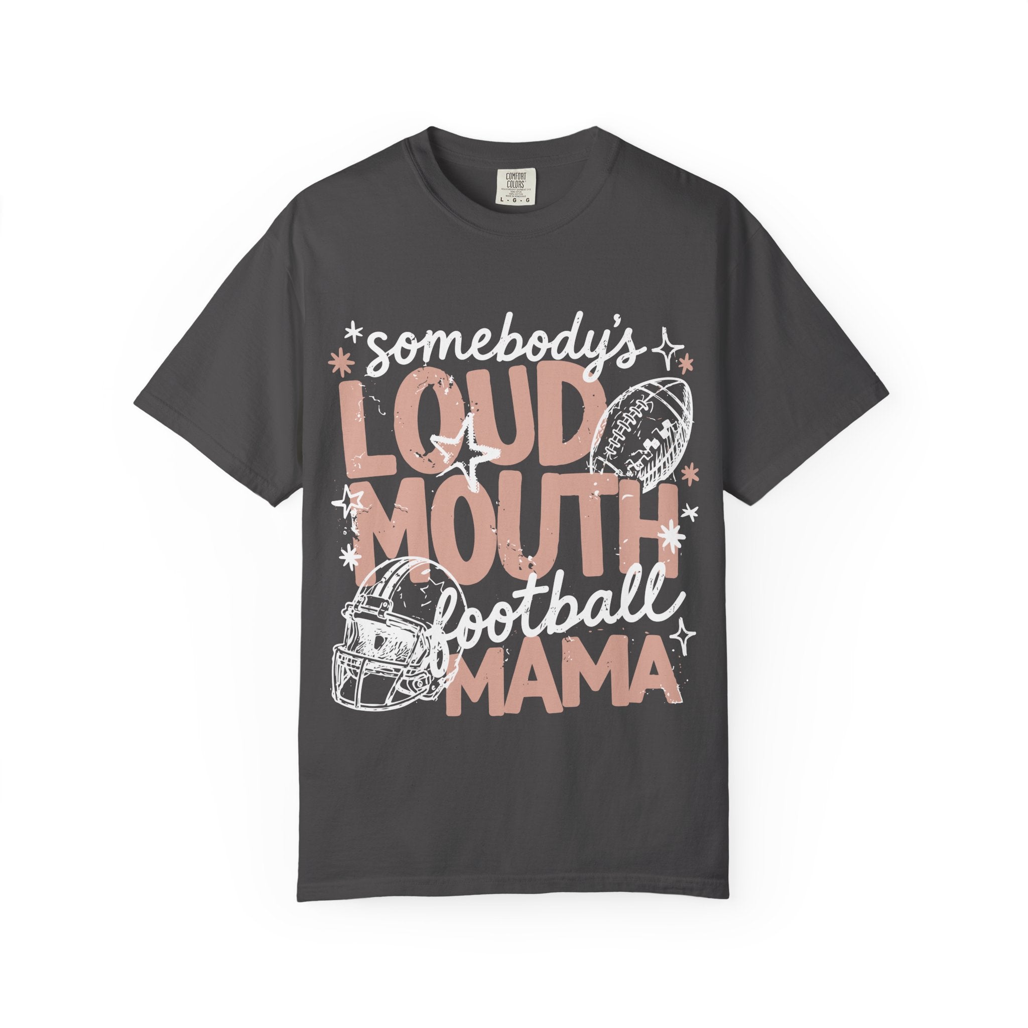 Somebody's Loud Mouth Football Mama Tee