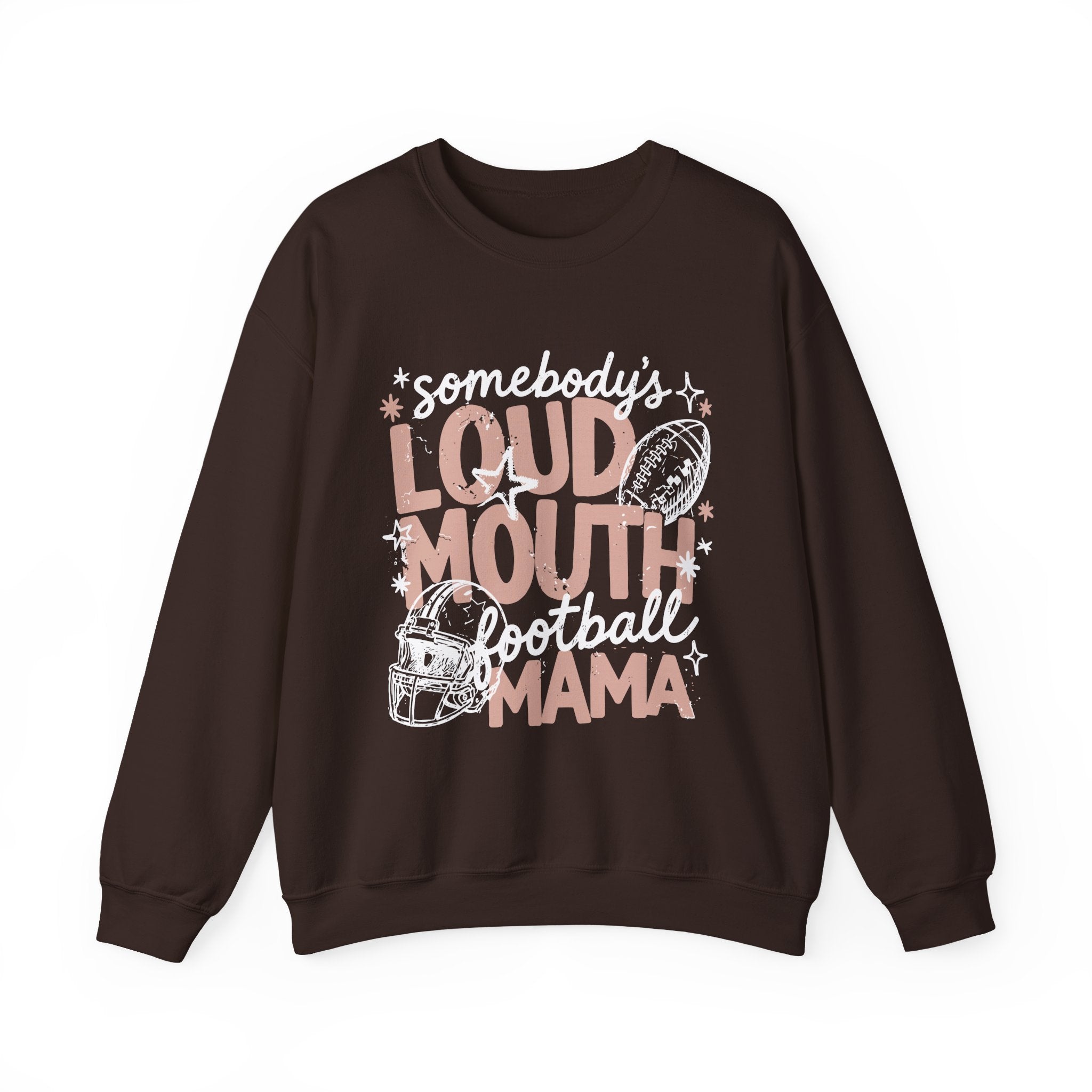 Somebody's Loud Mouth Football Mama Sweatshirt