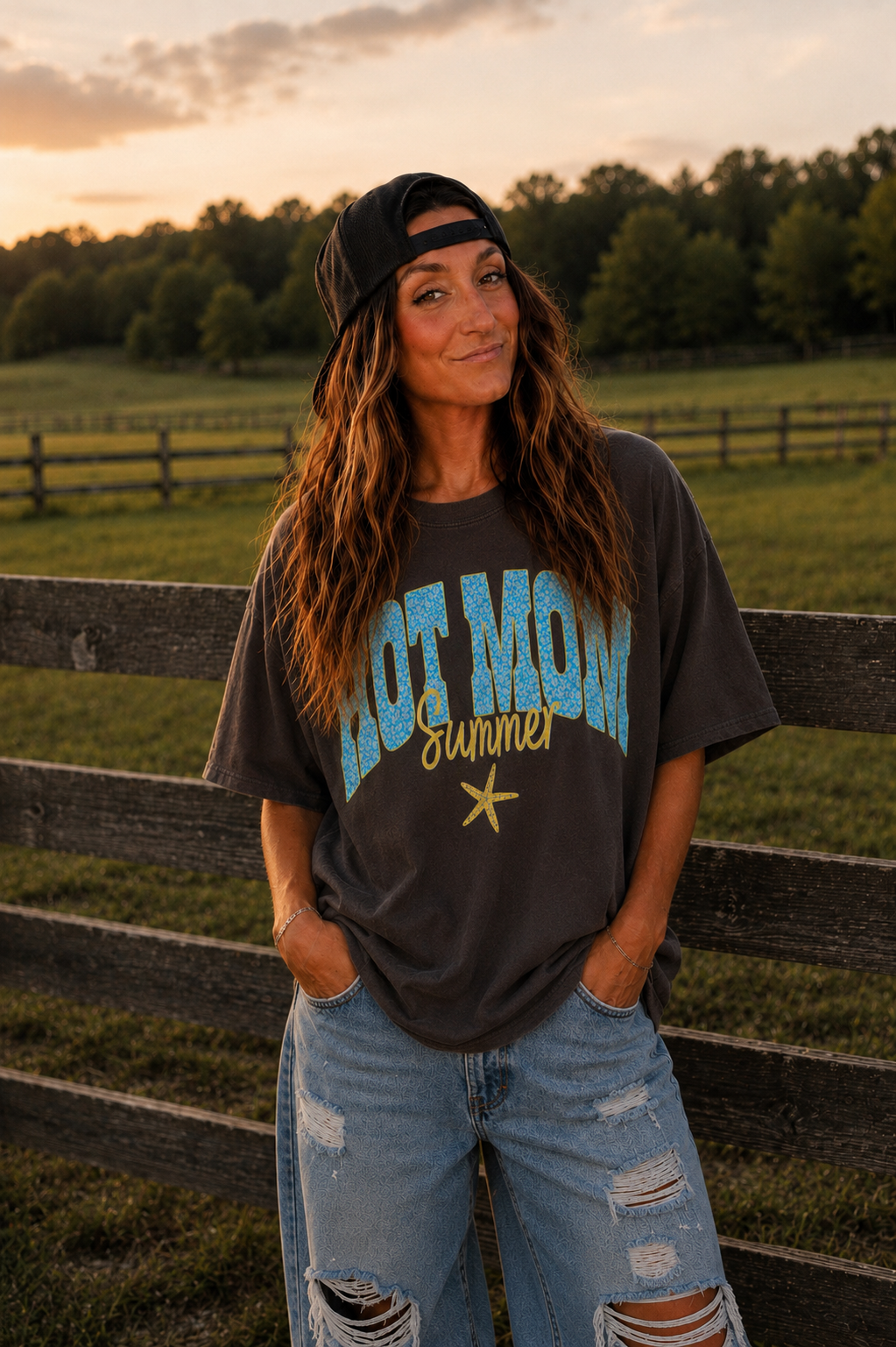 Hot Mom Summer Graphic Tee