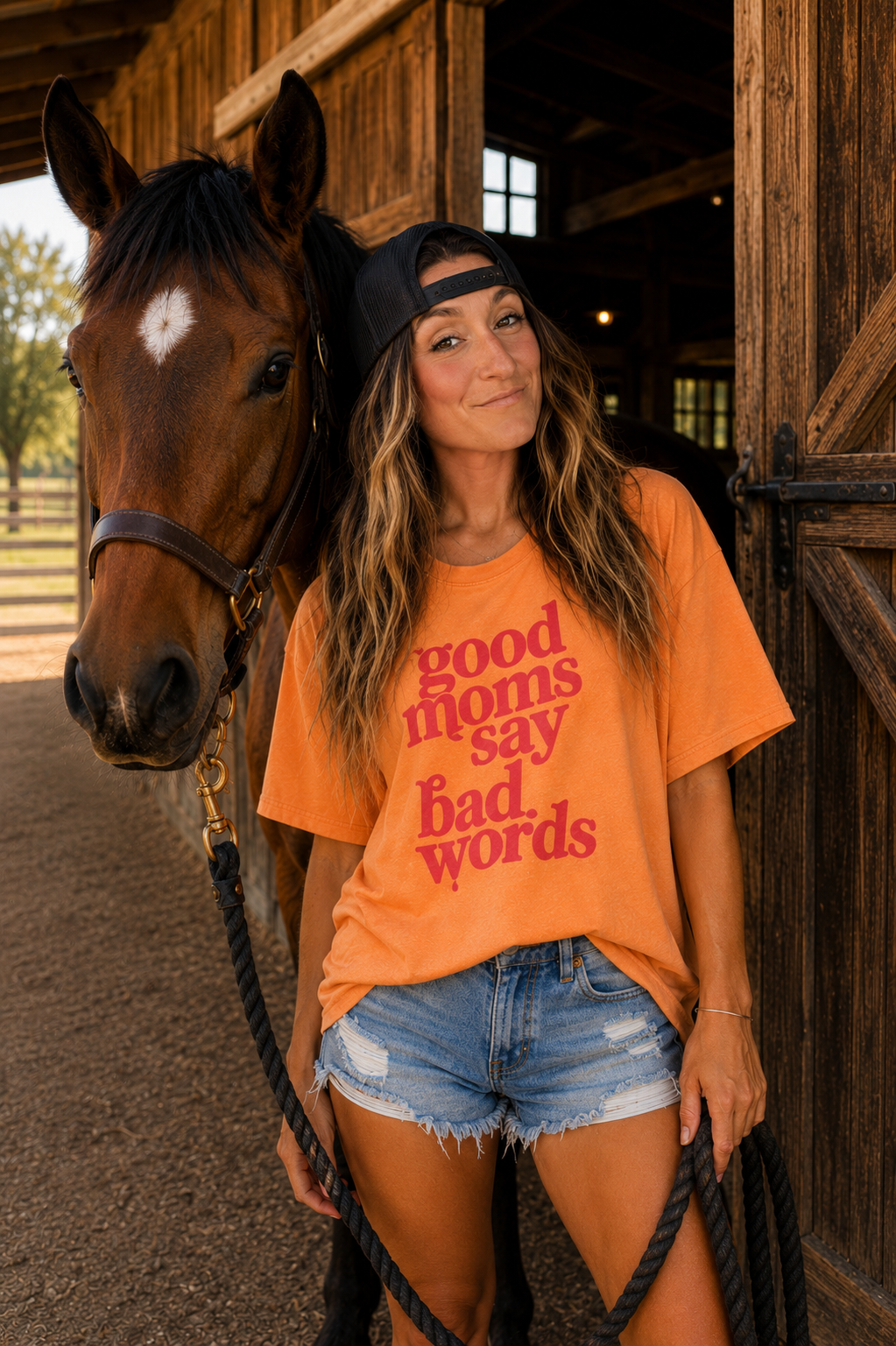 Good Moms Say Bad Words Graphic Tee