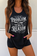 You Might be the Reason Racerback Tank