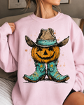 Vintage Cowboy Pumpkin Sweatshirt