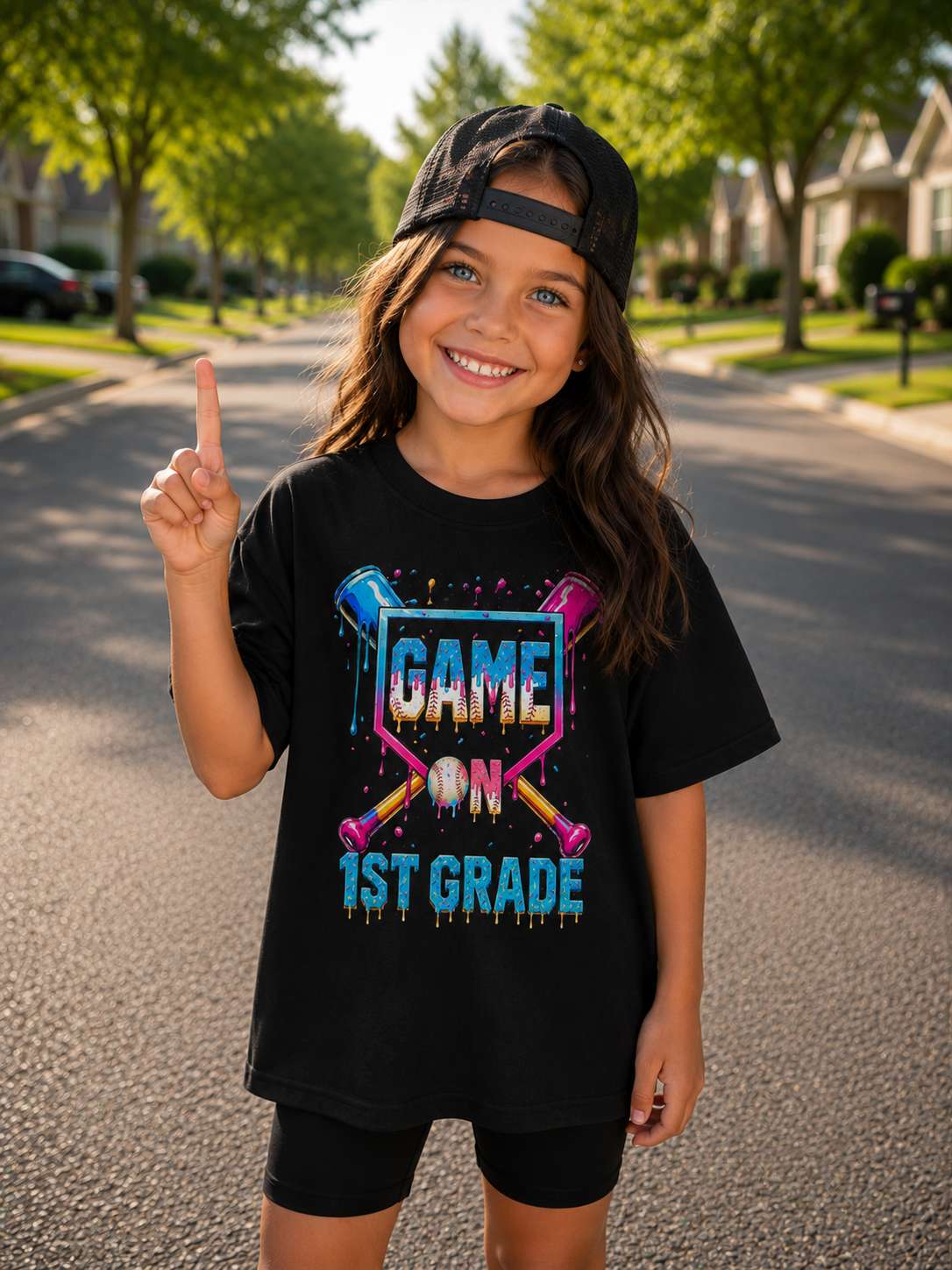 Kids Game On 1st Grade Tee
