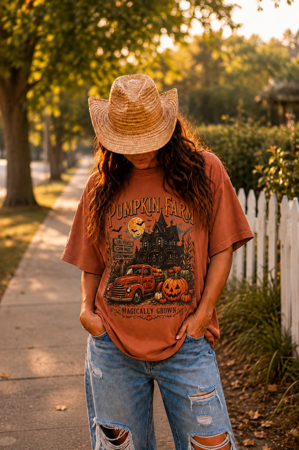 Pumpkin Farm Halloween Tee