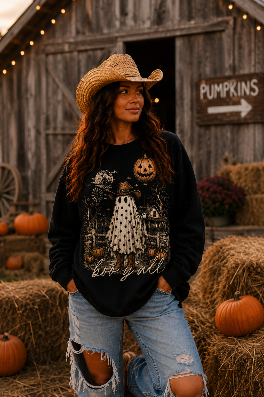 Boo Y'all Crewneck