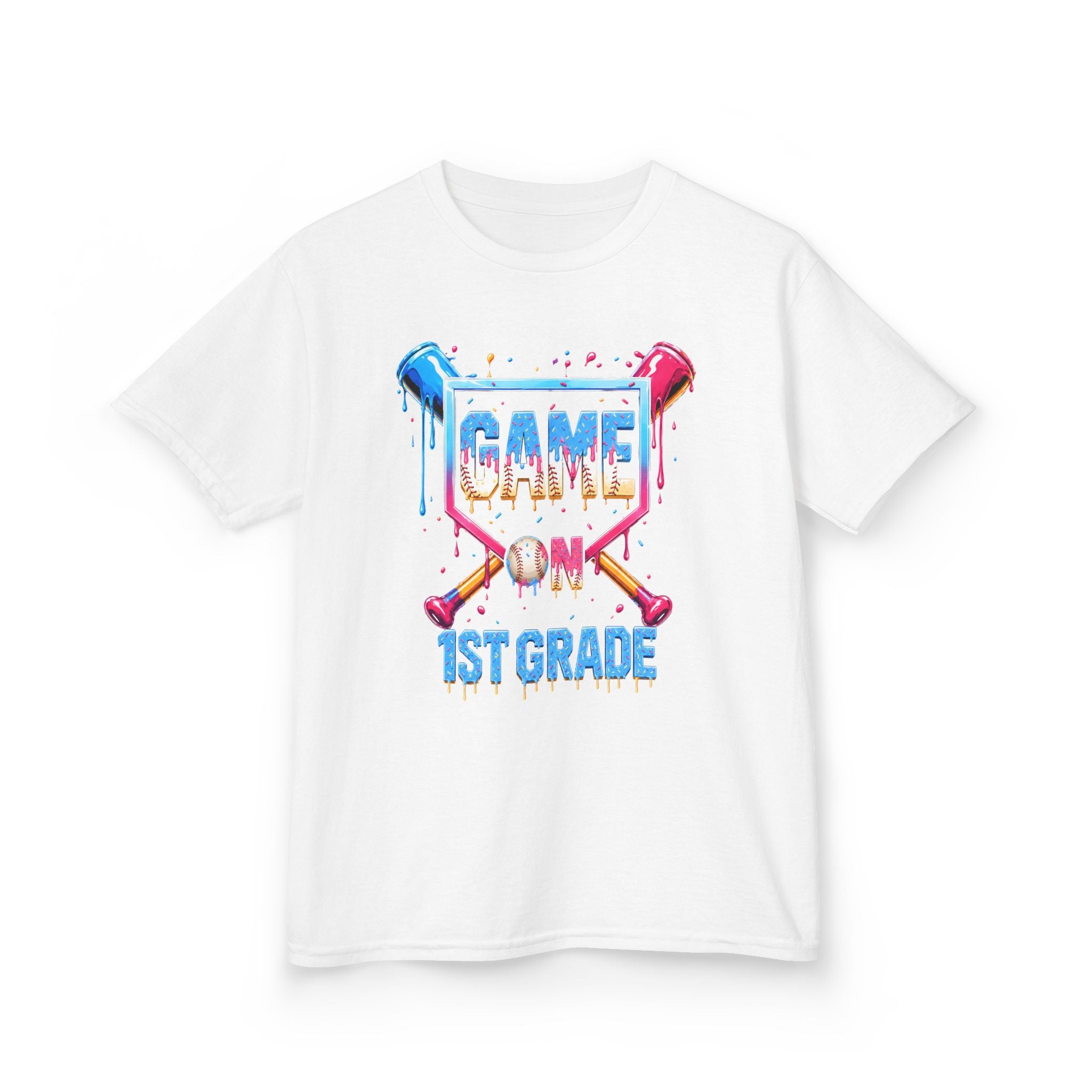 Kids Game On 1st Grade Tee
