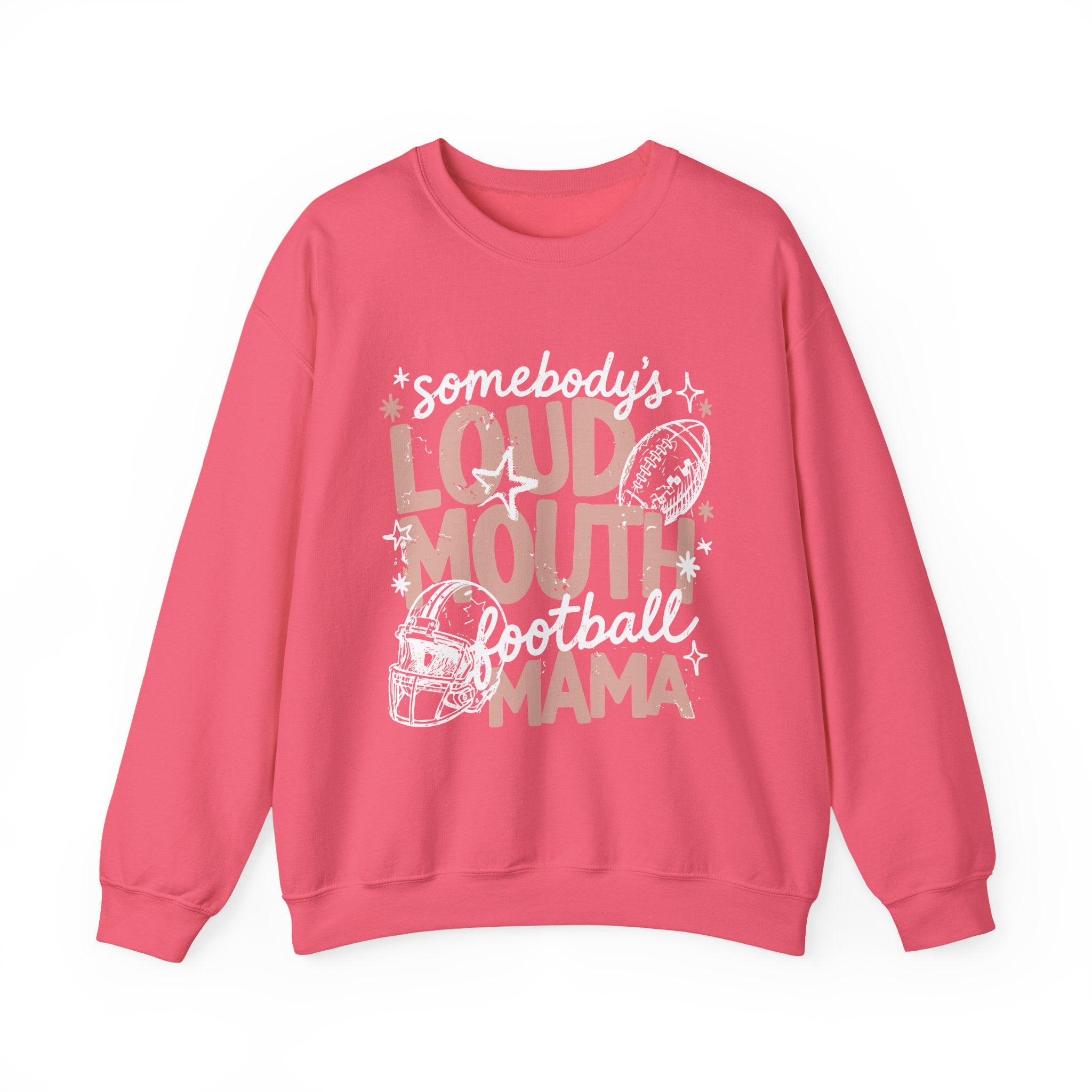 Somebody's Loud Mouth Football Mama Sweatshirt