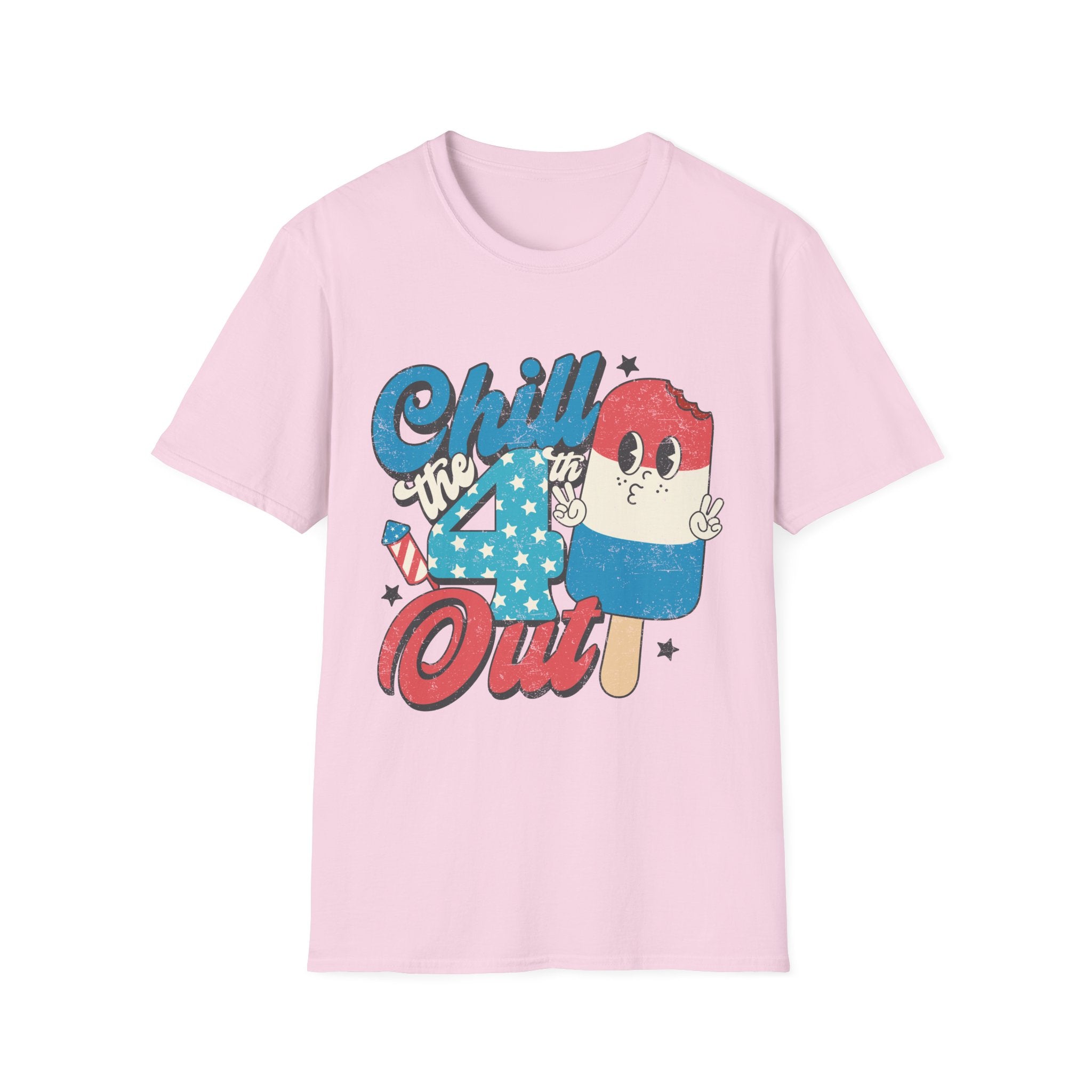 Chill The 4th Out Retro Graphic Tee