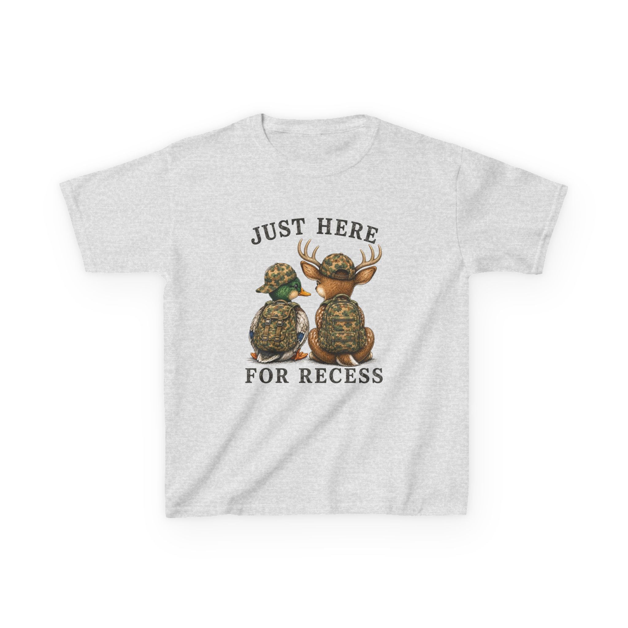 Just Here for Recess Kids Tee