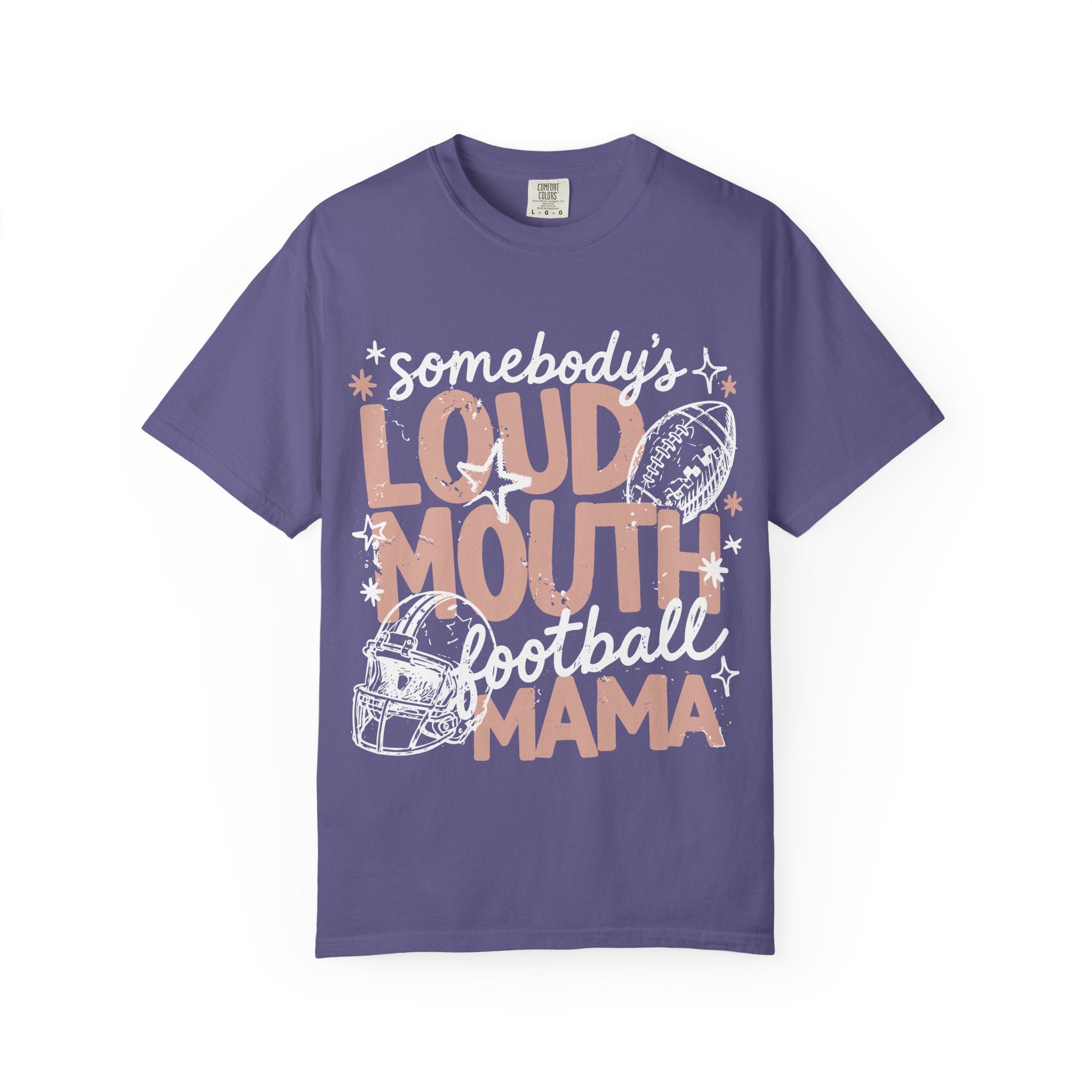 Somebody's Loud Mouth Football Mama Tee