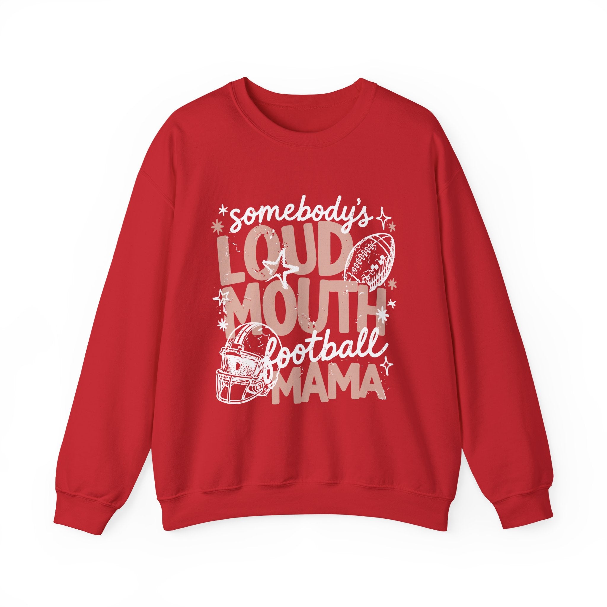 Somebody's Loud Mouth Football Mama Sweatshirt