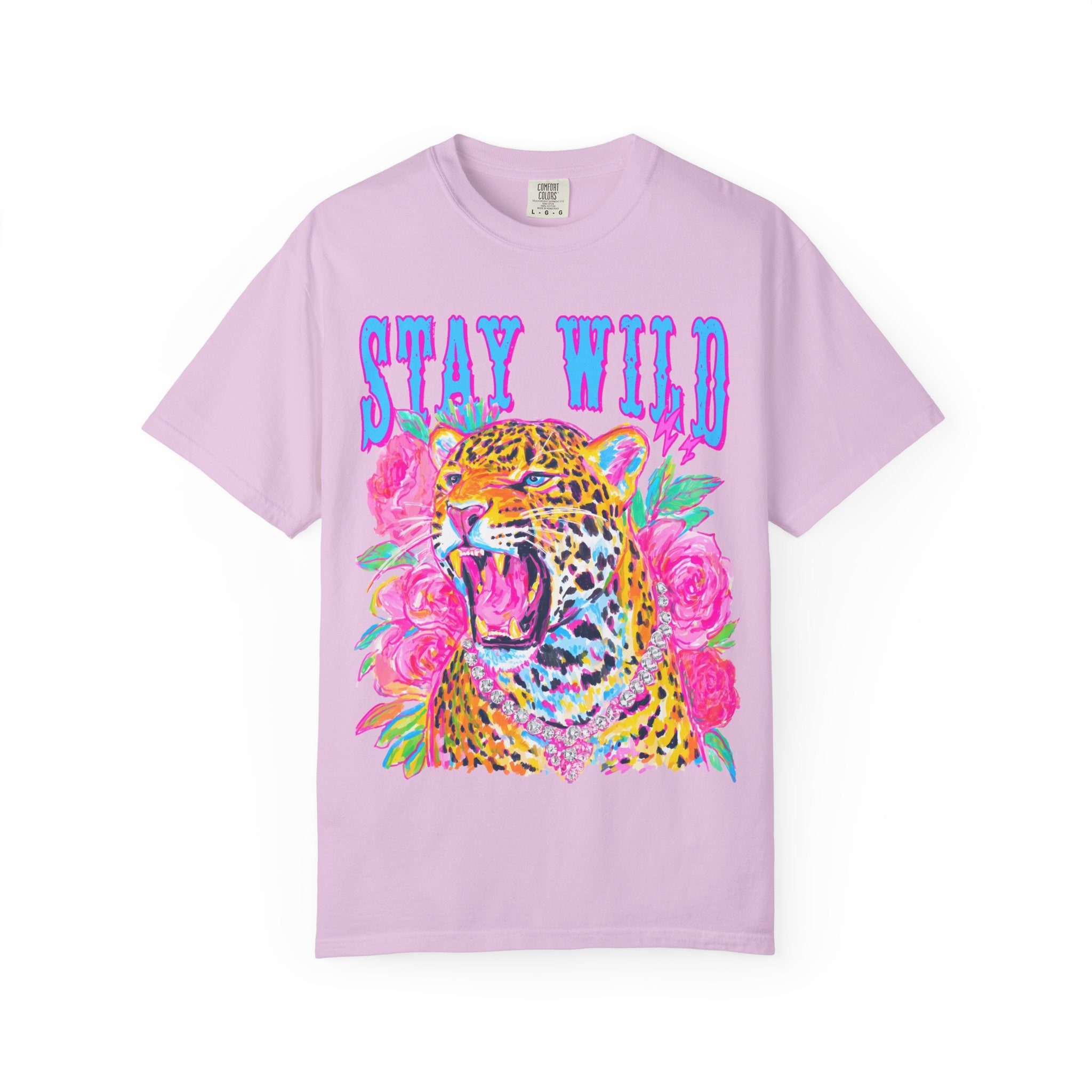 Stay Wild Leopard Graphic Tee