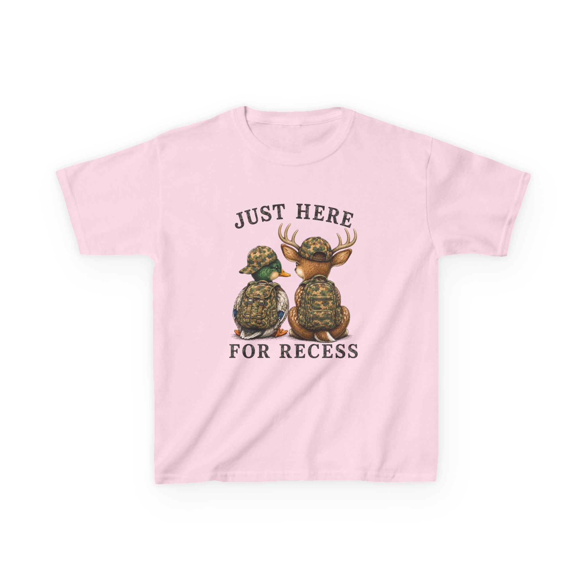 Just Here for Recess Kids Tee