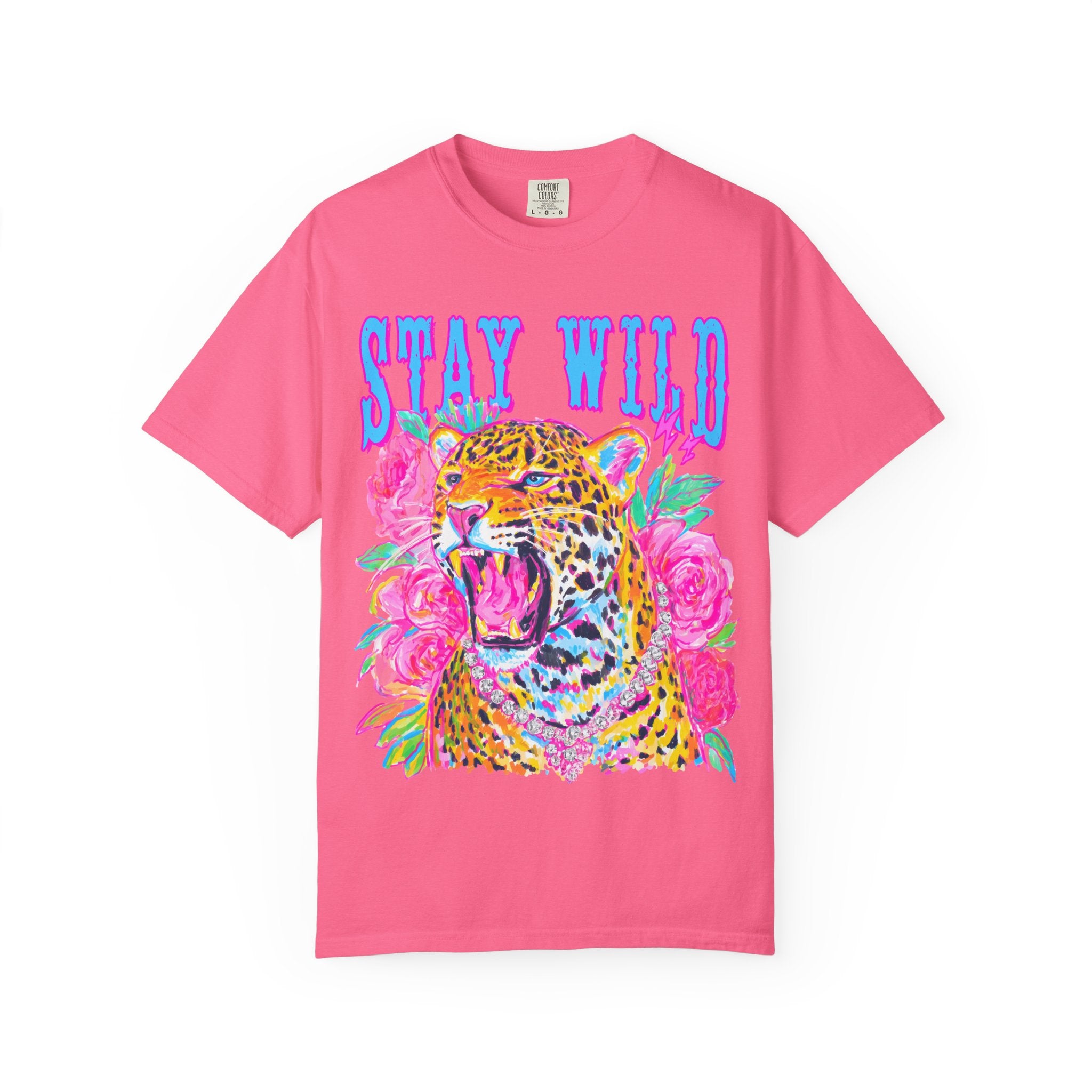 Stay Wild Leopard Graphic Tee