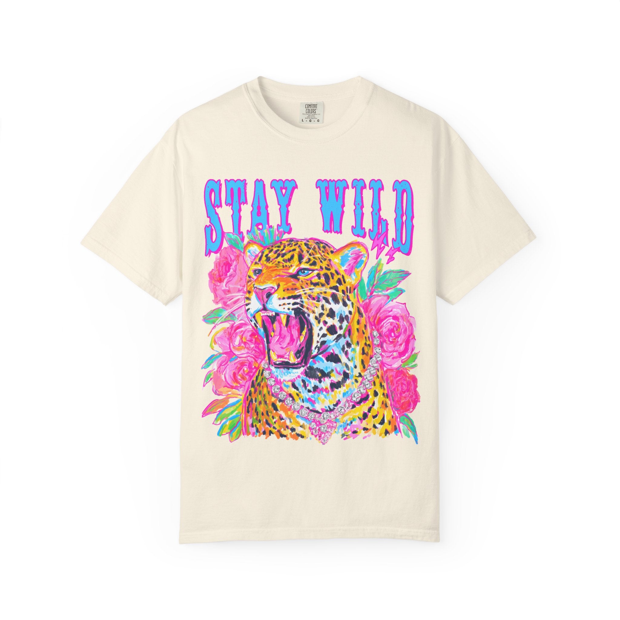 Stay Wild Leopard Graphic Tee