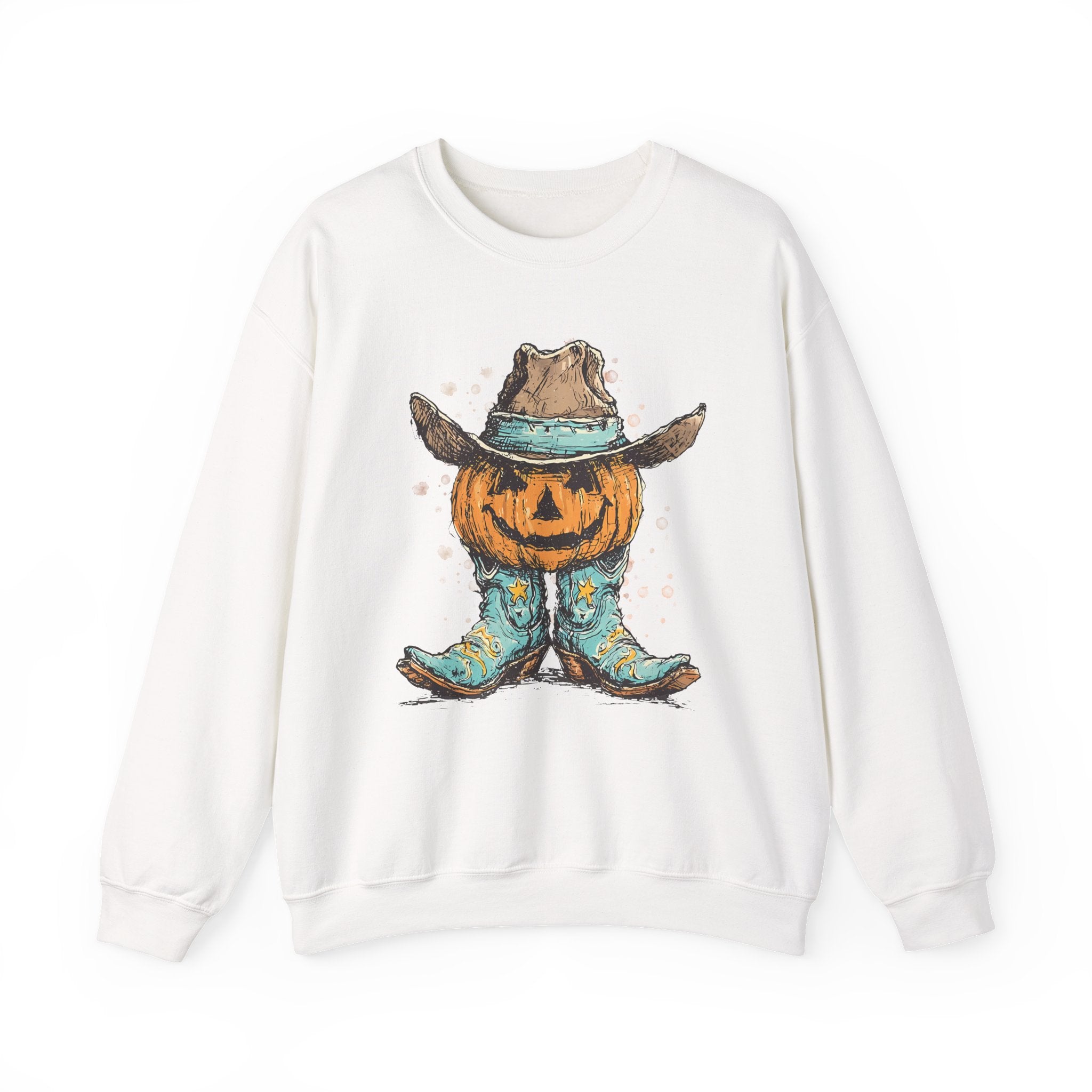 Vintage Cowboy Pumpkin Sweatshirt